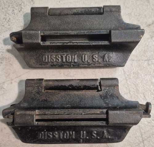 Antique pair disston saw - of,